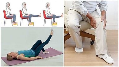 Therapeutic gymnastics with osteoarthritis of the knee joint