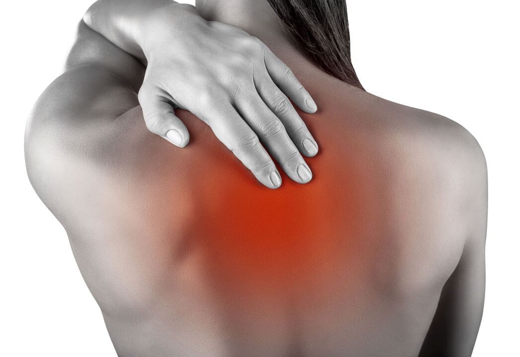 Symptoms of back pain